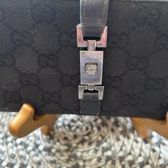 GUCCI Jackie GG canvas and leather Wallet - Picture 3 of 6